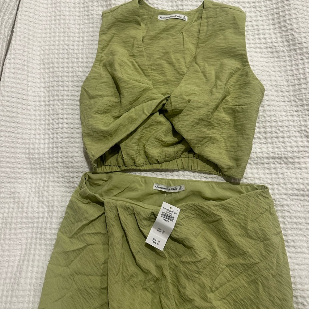Abercrombie & Fitch Olive Green Dress